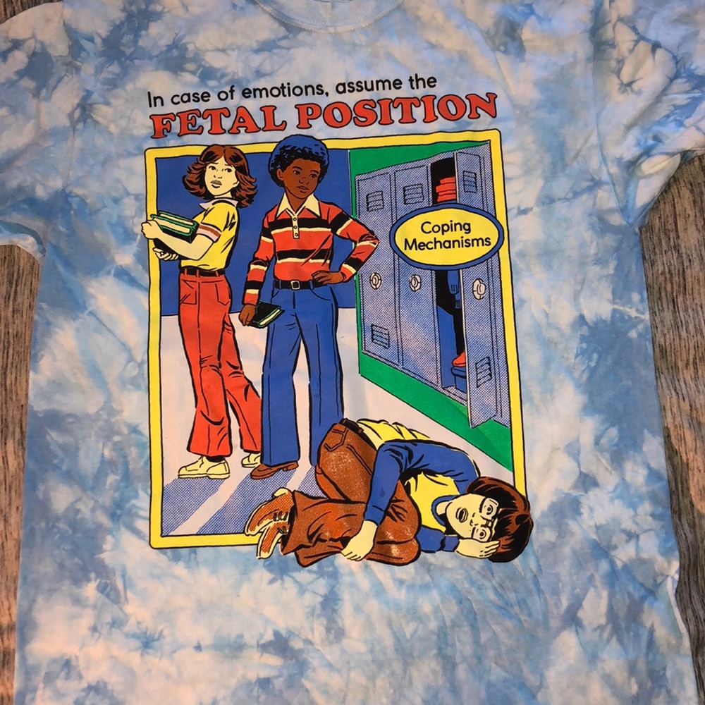 Unique Never-worn Fetal Position Steven Rhodes Tee